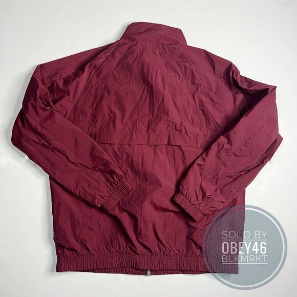 Jordan Essentials Statement Cherrywood Red Warm-up Jacket DQ7336-680 Size L - Picture 5 of 5